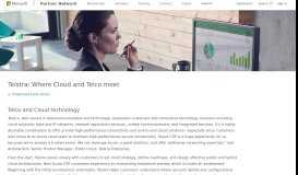 
							         Telstra: Where Cloud and Telco meet - Microsoft Partner Network								  
							    