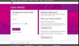 
							         Telstra's Cloud Services: Login - access the Cloud Services ...								  
							    