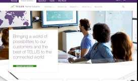 
							         TELUS Partner Solutions | Networking, wireless, and next-generation ...								  
							    