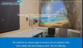 
							         Temecula Valley Primary Care Physicians								  
							    