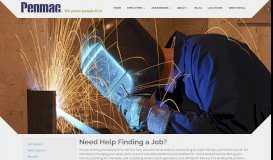 
							         Temp Agency Work | Find Jobs | Job Search | Penmac Penmac Staffing								  
							    