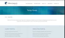 
							         Temp Portal - Execu|Search								  
							    