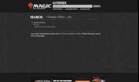 
							         Temple Elder (Portal Second Age) - Gatherer - Magic: The Gathering								  
							    