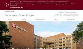 
							         Temple Health – Episcopal Campus | Temple Health								  
							    