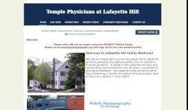 
							         Temple Physicians at Lafayette Hill								  
							    
