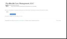 
							         Temporary Member Portal Access - PsycHealth Care Management LLC								  
							    