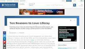 
							         Ten Reasons to Love Liferay - The Server Side								  
							    
