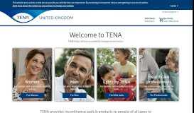 
							         TENA UK: Incontinence Pads & Products Trusted By Millions Worldwide								  
							    