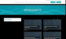 
							         Tenable Network Security Support Portal - Whitepaper | Tenable®								  
							    