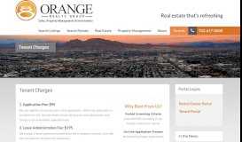 
							         Tenant Charges - Property Management Company - Real Estate Broker								  
							    