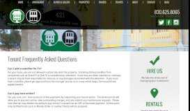 
							         Tenant FAQ - Property Professionals, Inc								  
							    