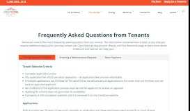 
							         Tenant FAQs | CrestCore Real Estate Services - CrestCore Realty								  
							    