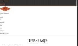 
							         Tenant Frequently Asked Questions - Bergan & Company								  
							    