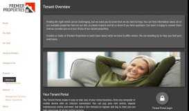 
							         Tenant Overview | Premier Property Management Brookings, OR								  
							    