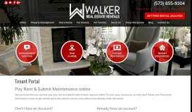
							         Tenant Portal - About Walker Real Estate Rentals								  
							    
