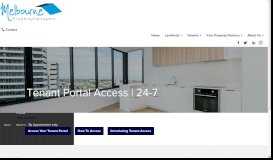 
							         | Tenant Portal Access | 24-7 - Melbourne Property Managers								  
							    
