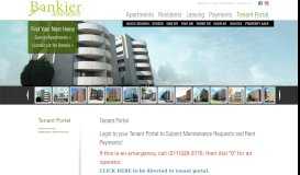 
							         Tenant Portal - Bankier Apartments								  
							    
