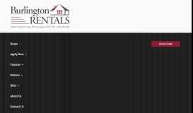 
							         Tenant Portal - Burlington Rentals and Property Management, Inc.								  
							    