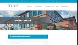 
							         Tenant Portal HTA – Healthcare Trust of America, Inc.								  
							    