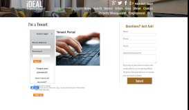 
							         Tenant Portal - Ideal Property Group								  
							    