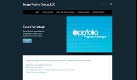 
							         Tenant Portal - Image Realty Group, LLC								  
							    