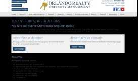 
							         Tenant Portal Instructions - Orlando Realty and Property Management								  
							    