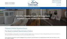 
							         Tenant Portal Instructions - TopFlight Realty & Property Management								  
							    