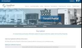 
							         Tenant Portal - InvenTrust Properties								  
							    