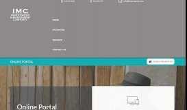 
							         Tenant Portal - Investment Management Company								  
							    