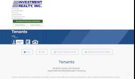 
							         Tenant Portal | Investment Realty |Missouri								  
							    
