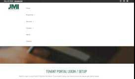 
							         Tenant Portal - JMI Property Services								  
							    