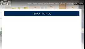 
							         Tenant Portal - Joyner Fine Properties								  
							    