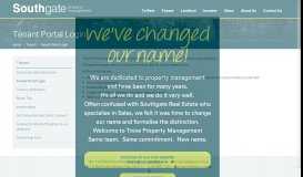 
							         Tenant Portal Login - Southgate Property Management								  
							    