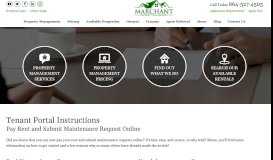 
							         Tenant Portal | Marchant Property Management								  
							    