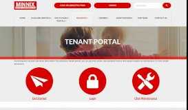 
							         Tenant Portal - Minnix Property Management								  
							    