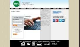 
							         Tenant Portal :: - MPC Property Management								  
							    
