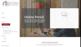 
							         Tenant Portal - Next Level Rentals & Management								  
							    