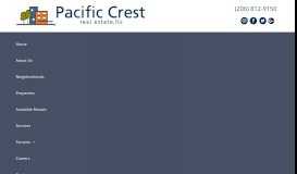 
							         Tenant Portal - Pacific Crest Real Estate								  
							    