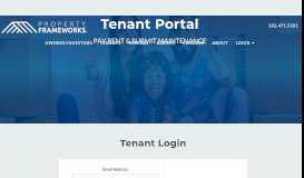 
							         Tenant Portal | Property Frameworks Washington DC								  
							    