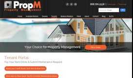 
							         Tenant Portal | PropM, Inc Property Management - PropMHomes.com								  
							    