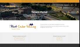 
							         Tenant Portal - Rent Cedar Valley - Cedar Falls Homes								  
							    