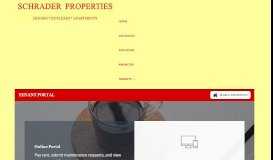 
							         Tenant Portal - Schrader Properties Management, LLC								  
							    