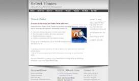 
							         Tenant Portal | Select Homes								  
							    
