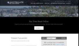 
							         Tenant Portal | Southgate Real Estate Ventures								  
							    