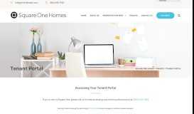 
							         Tenant Portal - Square One Homes - Property Management Services								  
							    