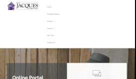 
							         Tenant Portal - The Jacques Company								  
							    