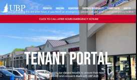 
							         Tenant Portal - UB Properties								  
							    