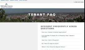 
							         Tenant Portal | Windermere Property Management								  
							    