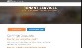 
							         Tenant Services - Chico College Living								  
							    