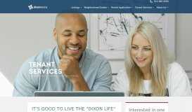 
							         Tenant Services - Dixon Leasing								  
							    